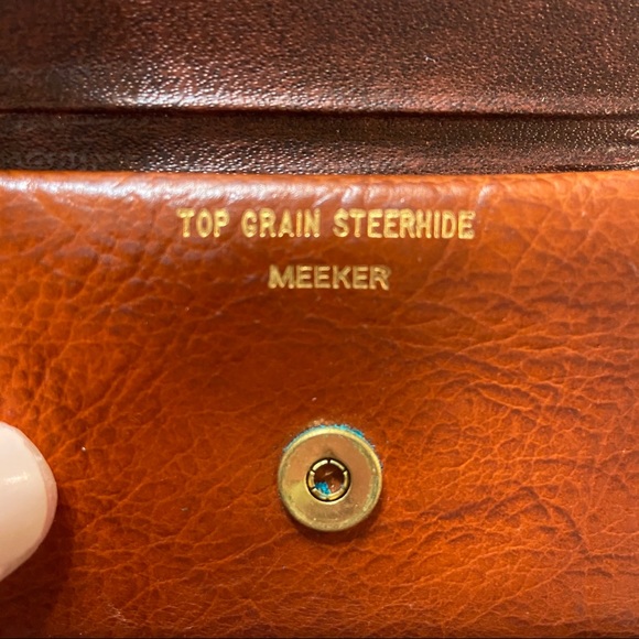 Vintage Pocket Key Holder Steerhide - Picture 5 of 12